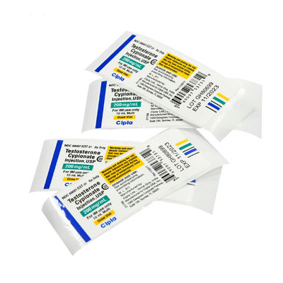 Nhãn chai 15ml chống giả, Nhãn chai chống thấm màu PMS