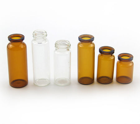 Lọ thủy tinh y học hổ phách 10ml chống thấm nước Cao 5,5cm Chứng nhận ISO