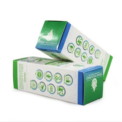 Hộp các tông màu trắng tái chế 350gsm có thể phân hủy sinh học Màu Pantone