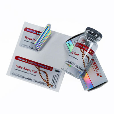 Nhãn chai nhỏ giọt 10ml chống hàng giả, Nhãn dán dài 6cm