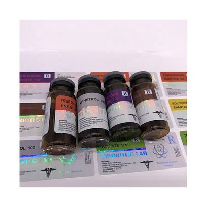 Nhãn dán nhãn thuốc màu CMYK, Nhãn dán vinyl ba chiều chống thấm dầu