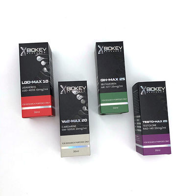 Giấy nghệ thuật 350gsm Hộp đóng gói chai 10ml Màu Pantone cho thuốc
