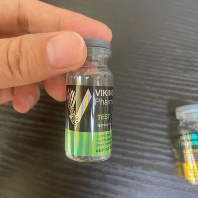 Giấy nghệ thuật CMYK Màu lọ thuốc steroid Nhãn được ISO chấp thuận