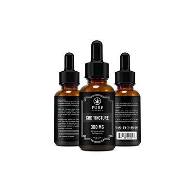 Nhãn lọ thủy tinh bằng giấy Vinyl, Nhãn chai Cbd in offset