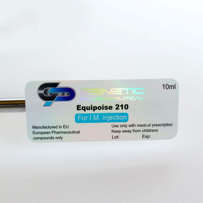 Nhãn Lọ 10ml tái chế Nhãn dán bảo mật ba chiều 25 * 60mm