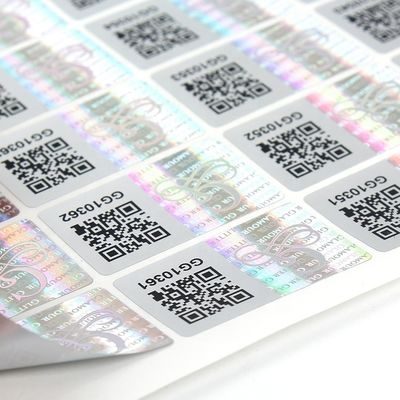 Nhãn 3D Anti Fake Hologram Lọ Keo dán mạnh cho hộp niêm phong
