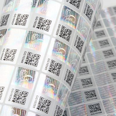 Nhãn 3D Anti Fake Hologram Lọ Keo dán mạnh cho hộp niêm phong