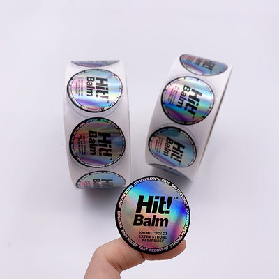 Hình dán ba chiều bằng chứng tamper 2x2cm có độ bóng hoàn thiện để bảo mật