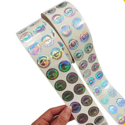 Nhãn chống hàng giả Hologram Lọ Nhãn in kỹ thuật số Nhãn Hologram Lọ