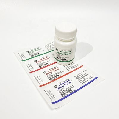Nhãn chai thuốc chống giả, Nhãn dán nhãn thuốc tráng men mờ