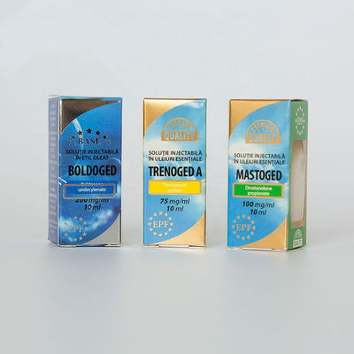 Dập nổi Hộp lọ 10ml, Hộp đóng gói nhỏ dài 5mm