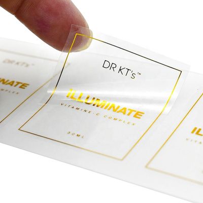Nhãn dán PVC Vinyl màu Pantone, Nhãn dán tem chống hàng giả