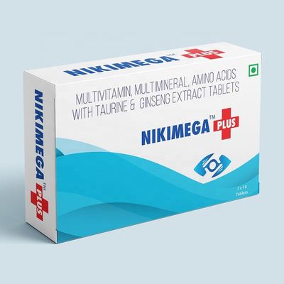Hộp các tông có thể gập lại 400gsm, Hộp bao bì y tế cao 8cm