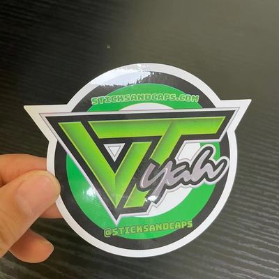 Chất kết dính mạnh mẽ Cán bóng PVC Vinyl Sticker Chống đông lạnh