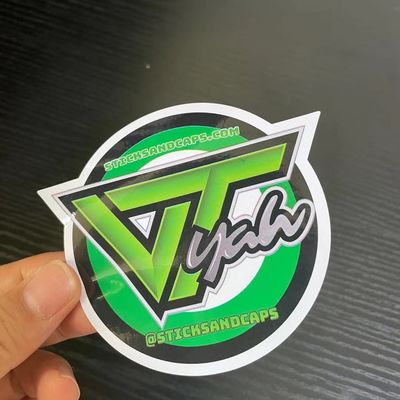 Chất kết dính mạnh mẽ Cán bóng PVC Vinyl Sticker Chống đông lạnh