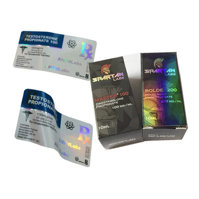 Nhãn lọ thủy tinh dược phẩm dùng một lần với lớp hoàn thiện bằng tia UV tại chỗ