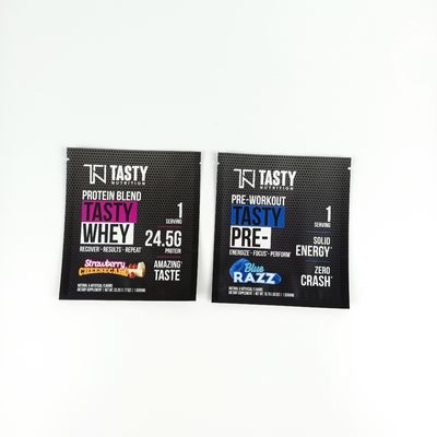 Túi nhôm Ziplock VMPET Túi đóng gói bột trà 6x9cm