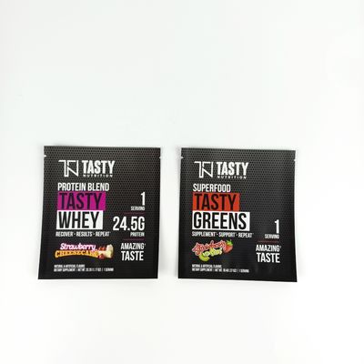 Túi nhôm Ziplock VMPET Túi đóng gói bột trà 6x9cm