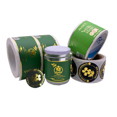 Không thấm nước Chiều dài 4cm Nhỏ giọt Tinh dầu Chai Nhãn Màu Pantone