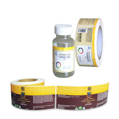 Nhãn PET Lọ Steroid Nhãn Dán Nhãn Dược Độ dày 0,06mm
