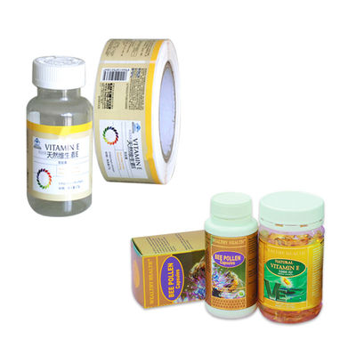 Nhãn PET Lọ Steroid Nhãn Dán Nhãn Dược Độ dày 0,06mm