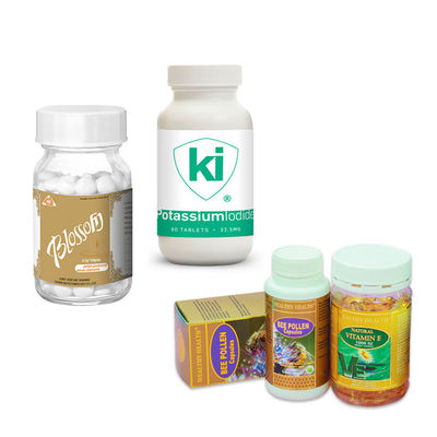 Nhãn PET Lọ Steroid Nhãn Dán Nhãn Dược Độ dày 0,06mm