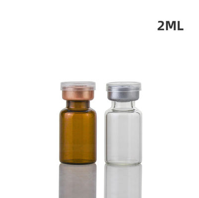 Thuốc trong suốt Lọ thủy tinh 2ml Chai dược phẩm nhỏ