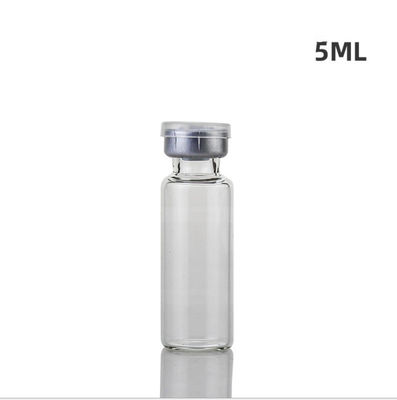 Lọ thủy tinh y học chiều cao 49mm, Chai thủy tinh màu hổ phách 5ml chống dễ vỡ