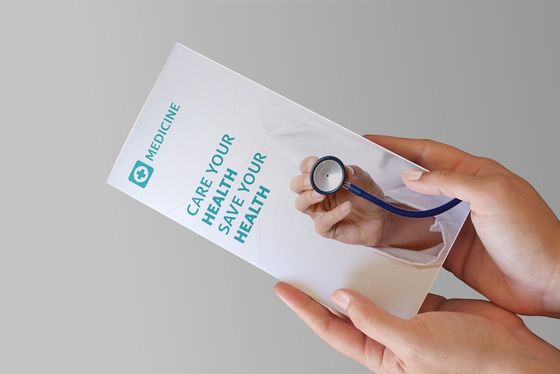 Giấy nghệ thuật 128gsm A4 In tờ rơi tùy chỉnh cho hộp thuốc