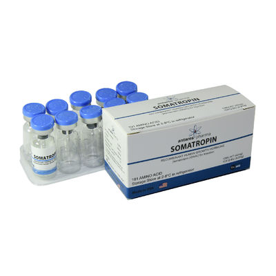 Hormone tăng trưởng ở người 2 3 Hộp lọ 10ml có nhãn diêm và khay nhựa