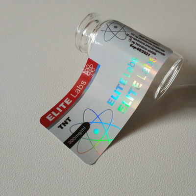 Nhãn Lọ thuốc Steroid Lớp Lá Vàng Bạc