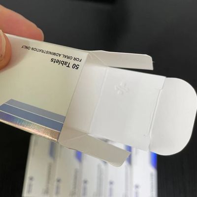 Máy tính bảng Winstrol In hộp giấy, dập hộp thuốc lá bạc dập nổi